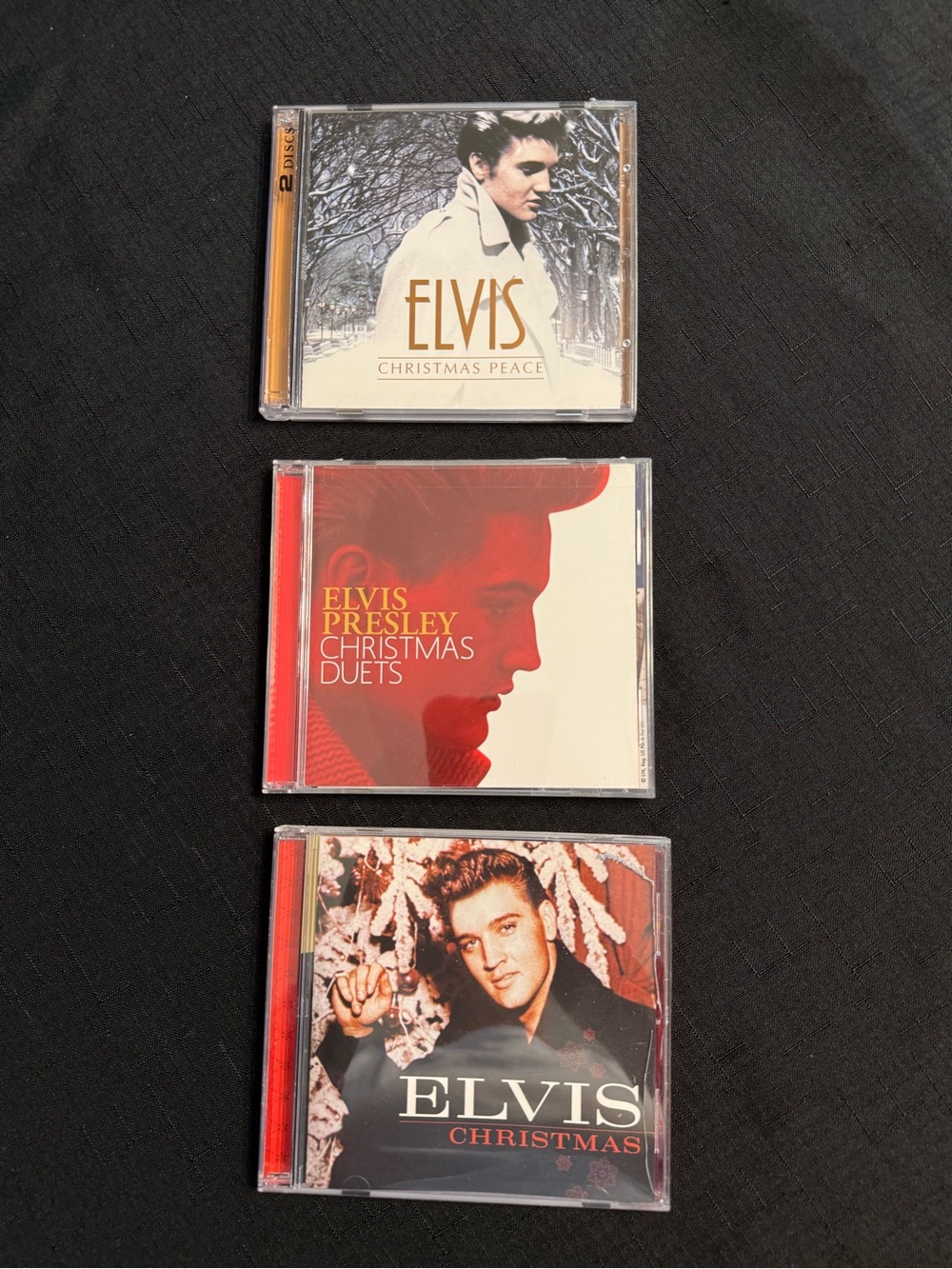 Elvis Christmas Music CDs, Lot of 3, Excellent Condition